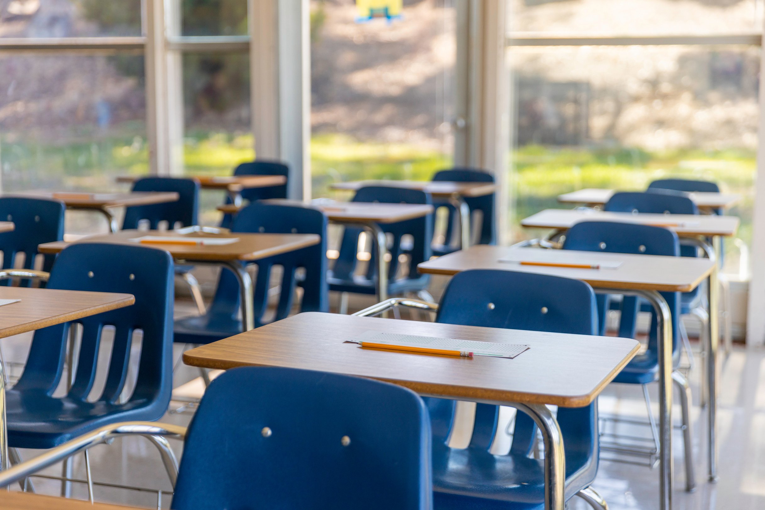 California High School Classroom